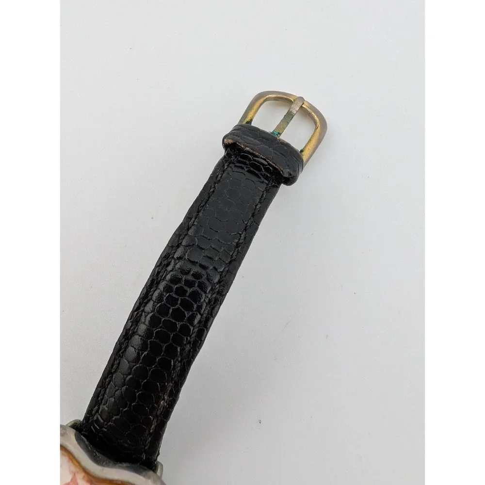 Valdawn‎ Enesco Cherished Teddies Heart Shaped Watch Leather Band- New Battery